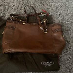 Coach genuine leather handbag
